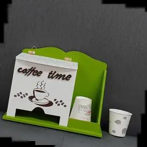 커피정리함 커피타임 커피트레이 탕비실정리 그린