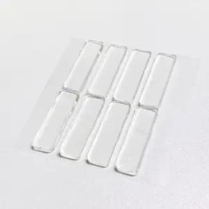 도어충격방지패드 사각 문쾅방지 투명 실리콘 패드 보호대 문꽝방지 도어 쿠션 문소리방지 방문콕방지