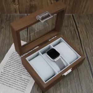 박스 상자 시계 나무 시계 케이스 보관 정리함 수납함 시계 3구 인기제품 원목 정리 시계보관함 우드 신상