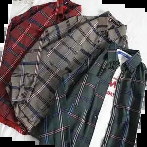 남자체크남방 남자루즈핏체크남방 남성체크셔츠 3컬러 간절기아우터