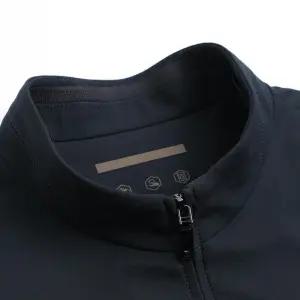 EAMT 남자 패딩 점퍼 아우터 중장년 하이넥 추동 캐주얼 실크 상의 얇은 YJ4