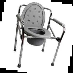 이동용변기 보급형 접이식 좌변기 스틸 이동 변기 변기통 분리 1P