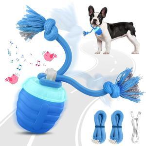 HVUATQ 인터랙티브 도그 토이 년 중형/대형견용 활성화 볼 업그레이드 자동 이동견 지루함을 위한 사악한