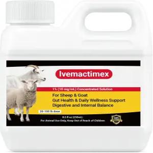 양과 염소를 위한 유니쿠체 1vemactimex 액체 양 소화 및 면역 을 장내 지지 포뮬러 보조제(농축액 250ml)