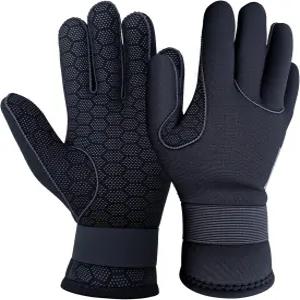 디조키조 워터 글러브 스쿠버 다이빙 스노클링 서핑 수영을 위한 3mm 네오프렌 다섯 손가락 따뜻한 잠수복