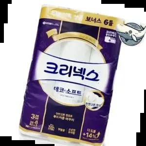 각티슈 부드러운 화장지 크리넥스 데코소프트 30롤 3겹 휴지