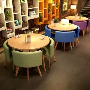 원형 테이블 휴게실 의자 원탁 라운지 카페 부동산 회의 리셉션 사무실 사무용