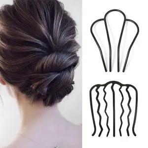 예쁜 올림머리 U핀 간편한 헤어 고정 비녀삔