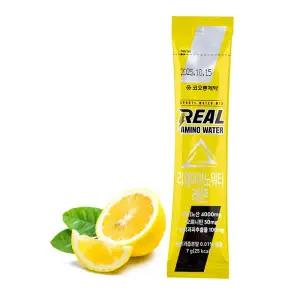 코오롱제약 리얼 아미노워터 레몬 1포 / 아미노산 bcaa 부스터 헬스 보충제