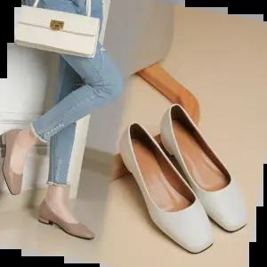 발레코어 여성 플랫슈즈 승무원구두 깔끔한 면접구두 2.5cm