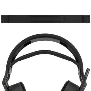 Corsair HS80 RGB HS80 MAX 헤드폰 교체 밴드 수리 부품검은색과 호환되는 Geekria Flex 패브릭 헤드밴드