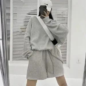 와플패턴이 매력적인 여성 set02 무지티 여성 여성 사이즈 무지 나시 맨투맨 (WFJ6TPL)