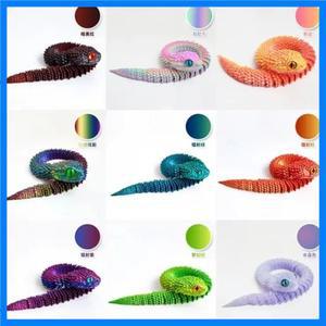 3D 인쇄 뱀 장식 13cm 재미 중국어 조디악 사무실 책상 액세서리 룸 장식 뱀 선물의 해