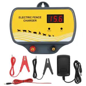 야생동물 방제 및 동물 침입 방지를 위한 12KV 출력 2줄 120에이커 플러그인 전기 울타리 에너자이저에