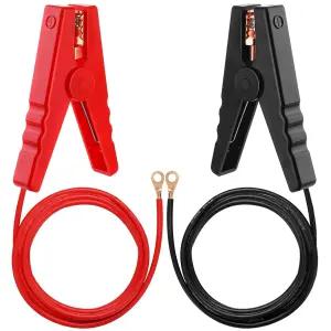 3.3피트 전기 울타리 와이어 태양광 충전기와 시스템 구리선과 에너자이저용 악어 클립 충전기 농장 연결