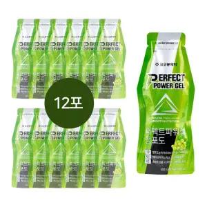코오롱제약 퍼퍽트 파워젤 청포도 12포 운동 중 에너지 부스터 젤 헬스 보충제