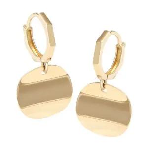 [굿야드] 14K GOLD 코인 드롭 원터치 금 귀걸이