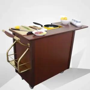 케이터링 카트 이동식 스푼 하프 보울 흰색 솔리드