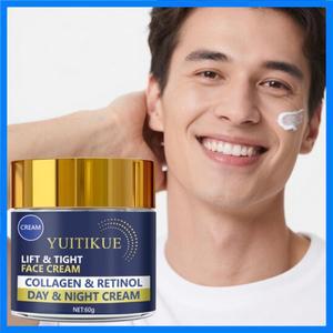 히알루론산과 콜라겐이 함유된 60g 레티놀 크림은 피부에 수분을 공급하고 보습하며 오래 지속되는 수분 공