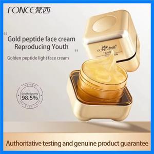FONCE 남성 여성 골드 펩타이드 모이스처라이징 페이스 크림 다중 식물 에센스 페이셜 케어 리프레싱 50g