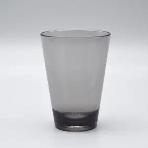 물컵 식당 PC컵 라운드 330ml 업소용 휴대용 물잔 피시컵 스모그