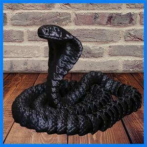 3D 인쇄 뱀 뱀 피규어 소년을위한 책상 액세서리 3D 인쇄 드래곤 룸 데스크탑 장식 사무용품 인형