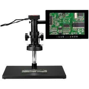 전자 현미경 디지털 확대경 회로기판 화면 실험실