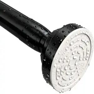 우미마일 샤워 커튼봉 직경 1인치 조절식 스프링 텐션 욕실용 스테인리스 스틸 샤워봉 304개 창문용 녹슬지