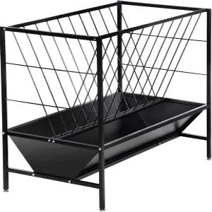 옥스파노르 목초지 건초 사료 45갤런 24갤런 팬이 장착된 대형 곡물 가축 사료통을 신속하게 조립 염소