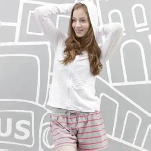 비키니 스트라이프 여자 수영복 래쉬가드 레드 3p