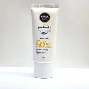 백탁없는선크림 NIVEA 프로텍트 수분진정 선크림 선세럼 90ml