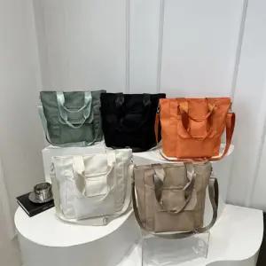 대학생 데일리 가방 포켓백 직장인 노트북 지퍼잠금 크로스백 나일론 빅포켓