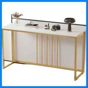 모던 액센트 콘솔 대리석 테이블 골드 메탈 프레임 수납 디스플레이 선반 좁은 테이블 현관 입구 거실용