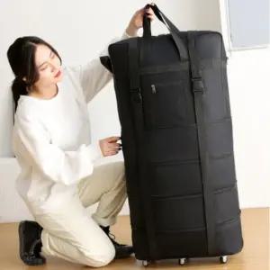 확장형 캐리어 가방 특대형 바퀴달린 짐가방 이민 유학