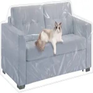 자소카 플라스틱 러브시트 커버 - 84인치 W x 40인치 D 36인치 RH 18인치 FH 튼튼한 비닐 방수 반려동물용