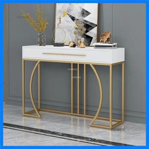 모던 아이언 아트 콘솔 테이블 홈 가구 초슬림 현관 캐비닛 거실 콘솔 테이블 현관 입구용 테이블