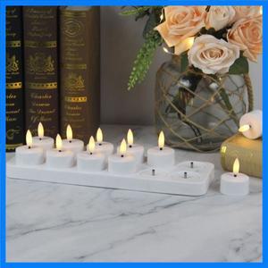 LED 촛불 배터리 구동 Flameless 차 촛불 가짜 촛불 램프 웨딩 생일 파티 홈 장식 램프 촛대 양초