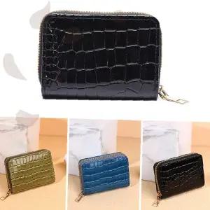 패턴 여성 명함지갑 카드케이스 동전수납 지퍼 미니지갑