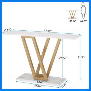 43인치 콘솔 테이블 산업용 현관 복도 테이블 거실 가구