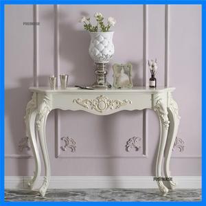 목재 모던 콘솔 테이블 거실 가구 벽면에 붙이는 콘솔 입구 테이블 홈 복도 장식 테이블