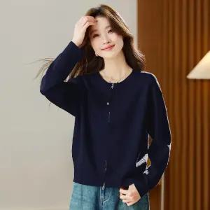 여성 캐주얼 더블 집업 니트 카디건 봄가을 숏 아우터 상의 A22Z3F 핫픽1