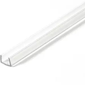 아웃워터 플라스틱 1830-Cl 클리어 1/4인치 페트그 U-채널 U-채널/C-채널 36인치 길이(4팩)