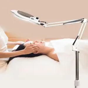 이동식 스탠드 반영구 링라이트 조명 피부 led 관리 바퀴 리프트 반달 작업등 조광 미용