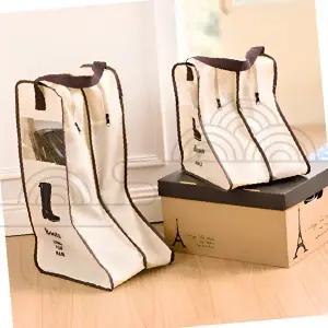 부츠보관함 신발수납케이스 여행용 신발파우치 투명창 휴대용 신발가방 먼지방지 신발정리함