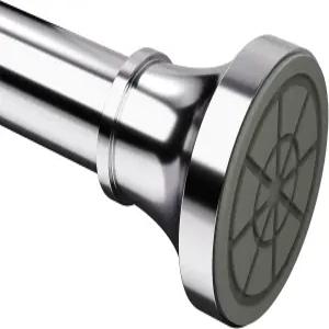 STARLATA 조절식 샤워 커튼봉 31-104인치 네버 러스트 스테인리스 스틸 실버 텐션 봉 욕실 주방 및 옷장용