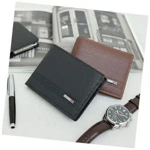 남성지갑 반지갑 가죽 인조가죽 카드홀더 비즈니스 직장인 데일리 심플 슬림