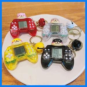 귀여운 게임 패드 보이 조이스틱 키체인 게임기 키체인 및 키링 PS4 게임 콘솔 키체인 가방 자동차 행잉 링