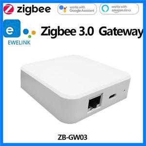 ZB-GW03 지그비 3.0 스마트 이더넷 브리지 WIFI 게이트웨이 허브 Zigbee 제품 깜박일 수 있습니다.