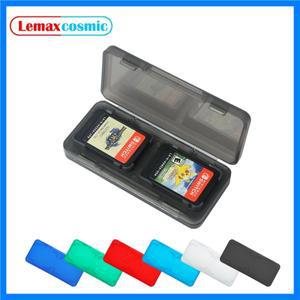 닌텐도 스위치 OLED 라이트용 휴대용 보관함 보호 커버 하드 쉘 액세서리 캐리 박스 게임 카드 케이스 4 in