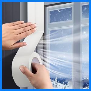 2롤 500Cm 겨울 방풍 밀봉 테이프 1.18인치 폭 강력한 접착 창 단열 필름 - 방풍 방수